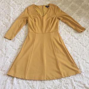 Yellow Skater Dress from The Limited * XS